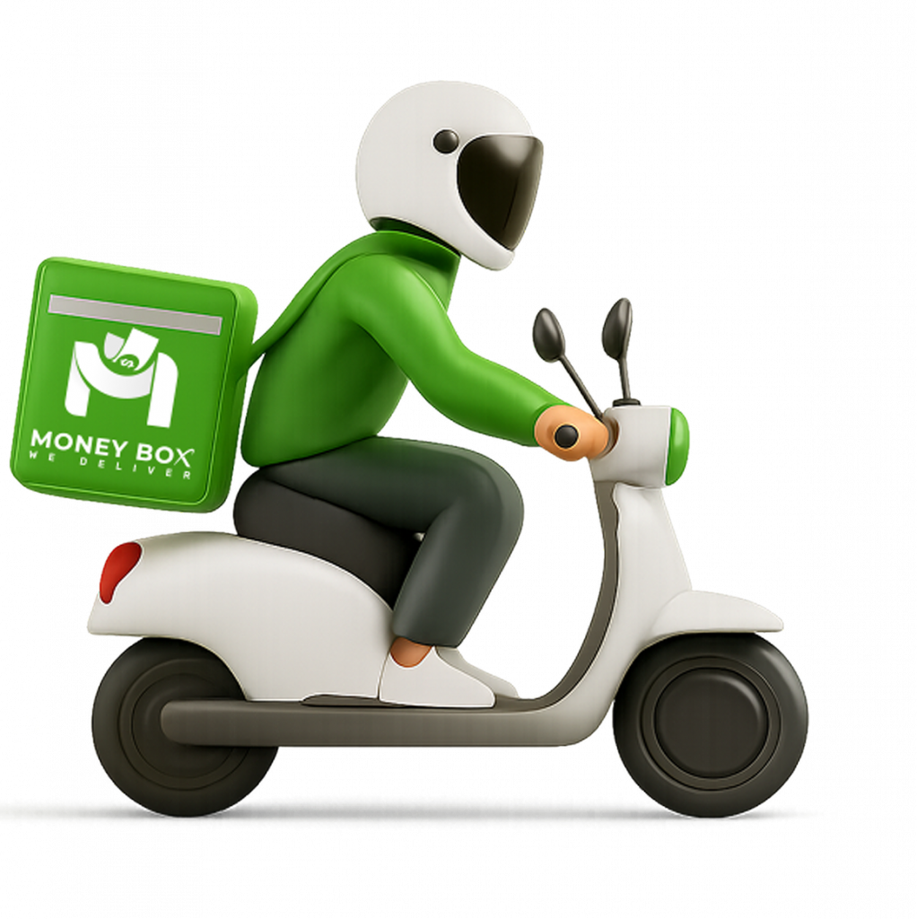 Money Box 巴厘岛配送骑手